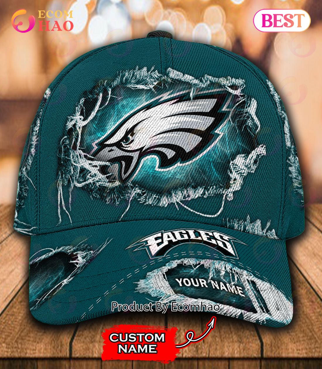 NFL Philadelphia Eagles Cap Custom Name