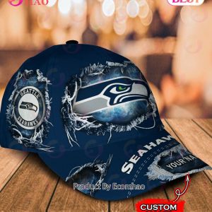 NFL Seattle Seahawks Cap Custom Name