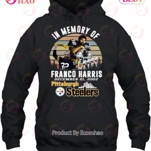 Funny Pittsburgh steelers franco harris 1950 2022 rest t in peace franco  shirt, hoodie, sweater, long sleeve and tank top