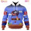 NHL Colorado Avalanche Special Kits With Super Mario Game Design 3D Hoodie