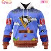 NHL San Jose Sharks Special Kits With Super Mario Game Design 3D Hoodie