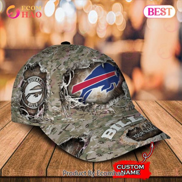 Buffalo Bills Custom Name Classic 3D Cap NFL Lover Gift For Mens