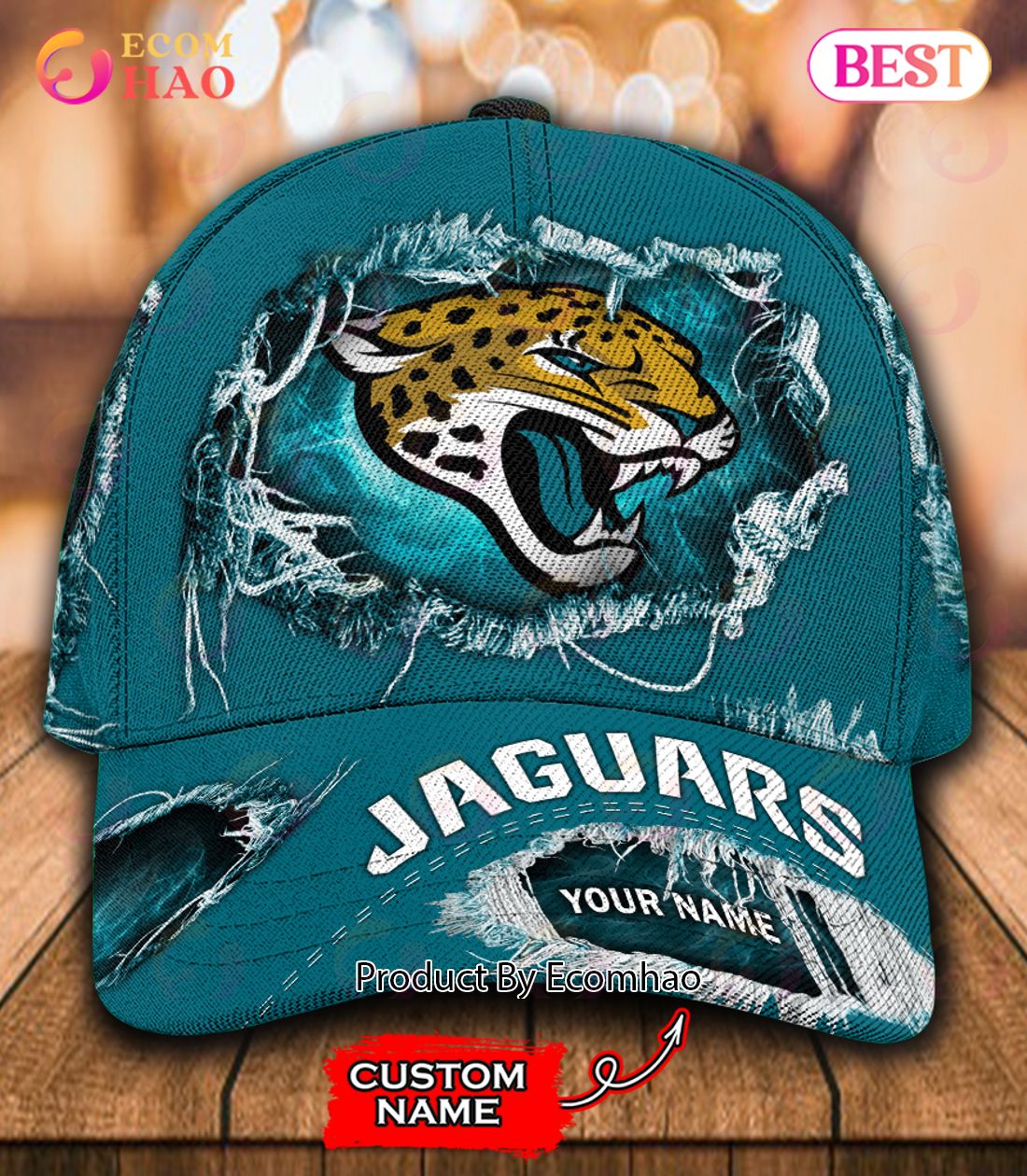 NFL Jacksonville Jaguars Cap Custom Name