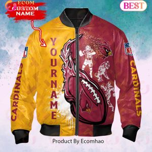NFL Arizona Cardinals Custom Name Bomber Jacket Shirt