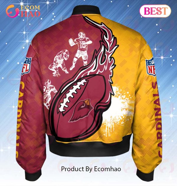 Arizona Cardinals Football Bomber Jacket Nfl Custom All Over Print Jacket -  Best Seller Shirts Design In Usa