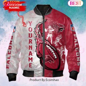 NFL Atlanta Falcons Custom Name Bomber Jacket Shirt