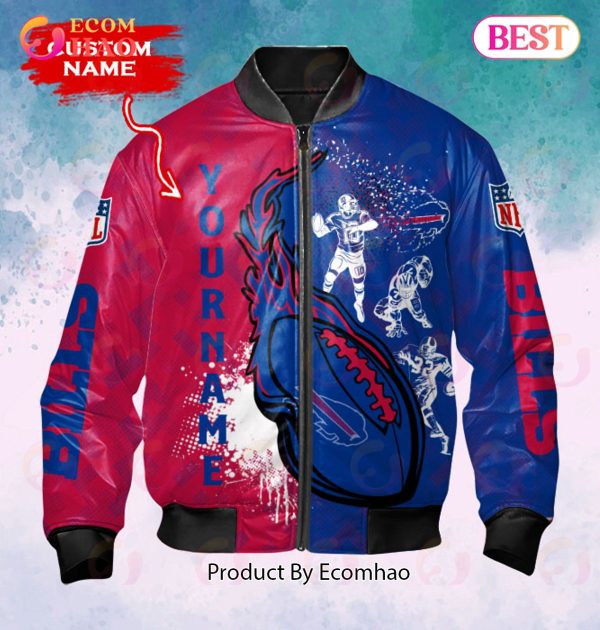 NFL Buffalo Bills Custom Name Bomber Jacket Shirt
