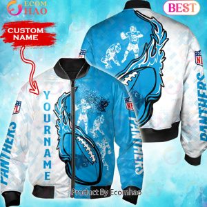 NFL Carolina Panthers Custom Name Bomber Jacket Shirt