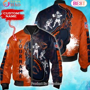 NFL Chicago Bears Custom Name Bomber Jacket Shirt
