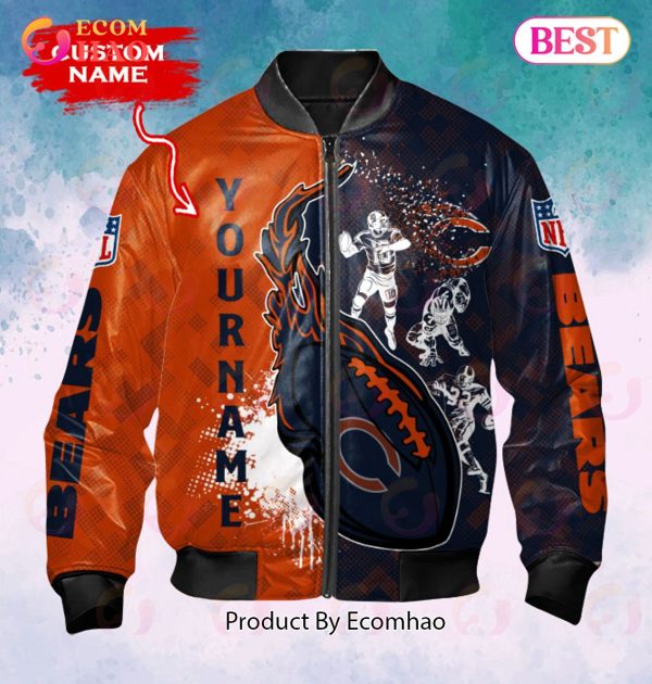 NFL Chicago Bears Custom Name Bomber Jacket Shirt