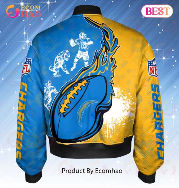 NFL Los Angeles Chargers Custom Name Bomber Jacket Shirt