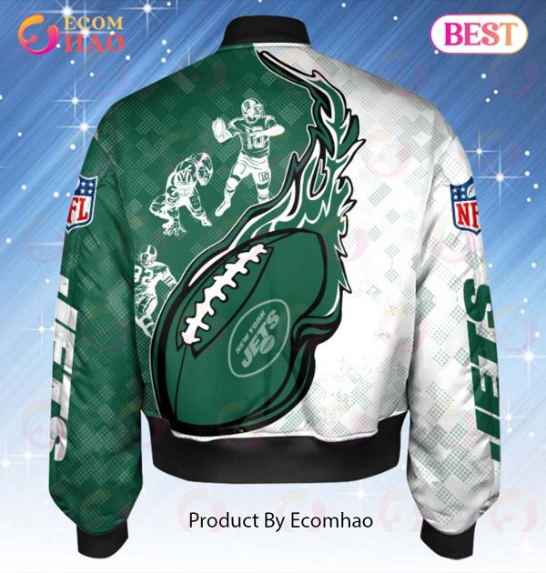 NFL New York Jets Custom Name Bomber Jacket Shirt