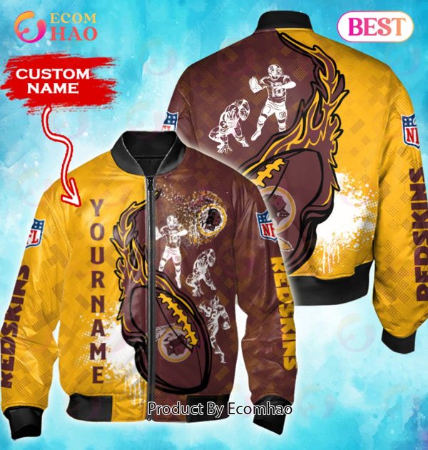 NFL Washington Redskins Custom Name Bomber Jacket Shirt