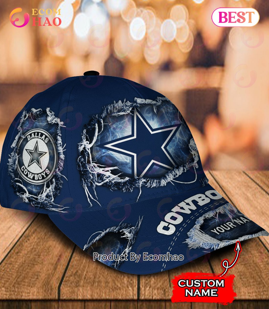 NFL Dallas Cowboys Cap Custom Name