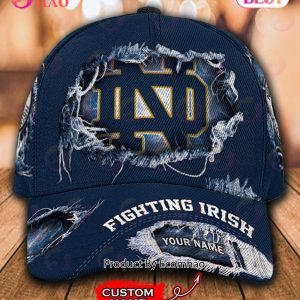 NCAA Notre Dame Fighting Irish Custom Name Classic Cap