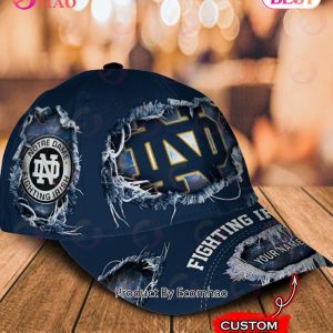 NCAA Notre Dame Fighting Irish Custom Name Classic Cap