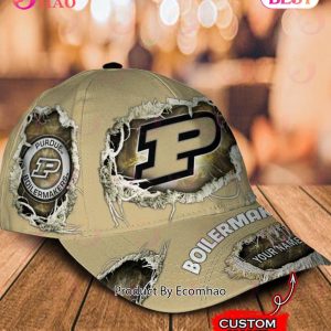 NCAA Purdue Boilermakers Custom Name Classic Cap