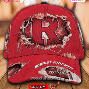 NCAA Rutgers Scarlet Knights Cap Custom Name