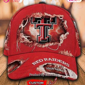 NCAA Texas Tech Red Raiders Cap Custom Name