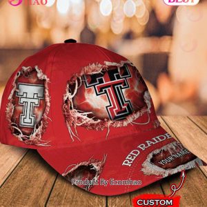 NCAA Texas Tech Red Raiders Cap Custom Name