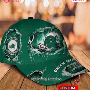 NCAA Tulane Green Wave Cap Custom Name