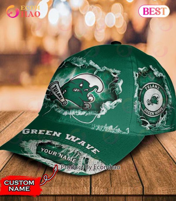NCAA Tulane Green Wave Cap Custom Name