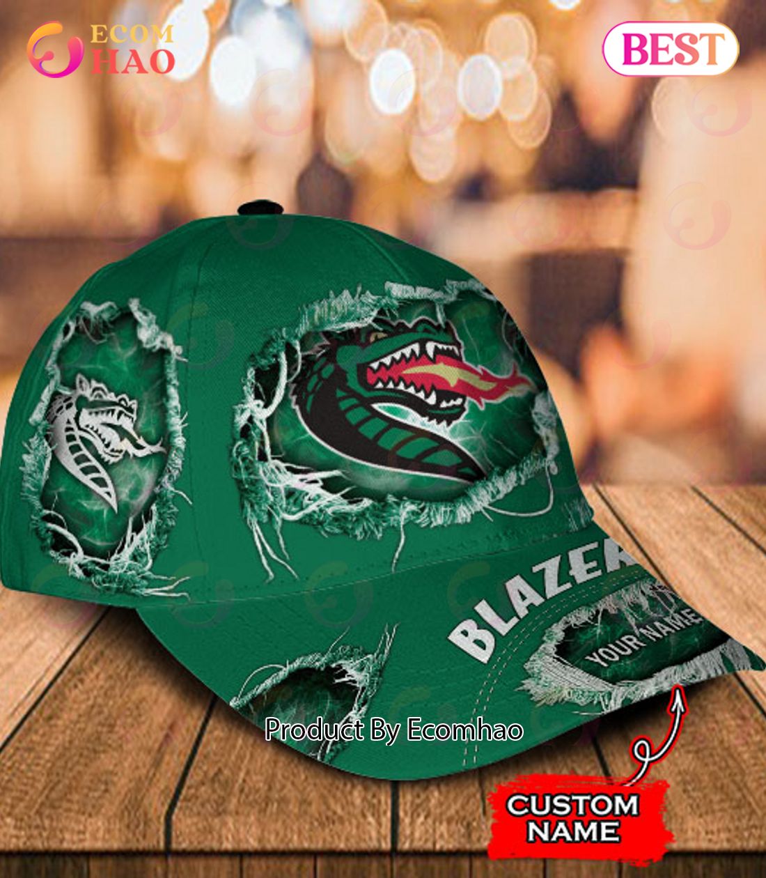 NCAA UAB BLAZERS Cap Custom Name