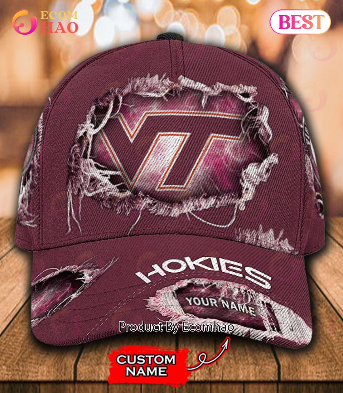 NCAA Alabama Crimson Tide Custom Name Classic Cap