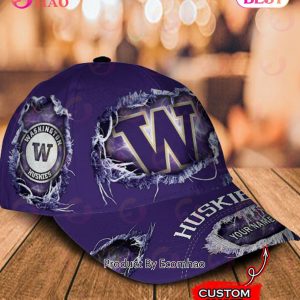 NCAA Washington Huskies Cap Custom Name