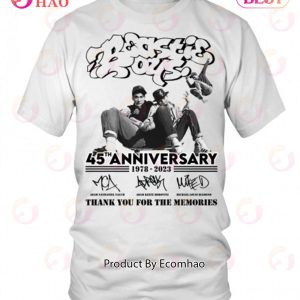 45th Anniversary 1978 – 2023 Beastie Boys Thank You For The Memories T-Shirt