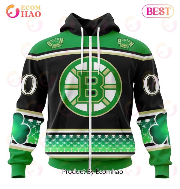 NHL Boston Bruins Specialized Unisex Kits Hockey Celebrate St Patrick’s Day 3D Hoodie
