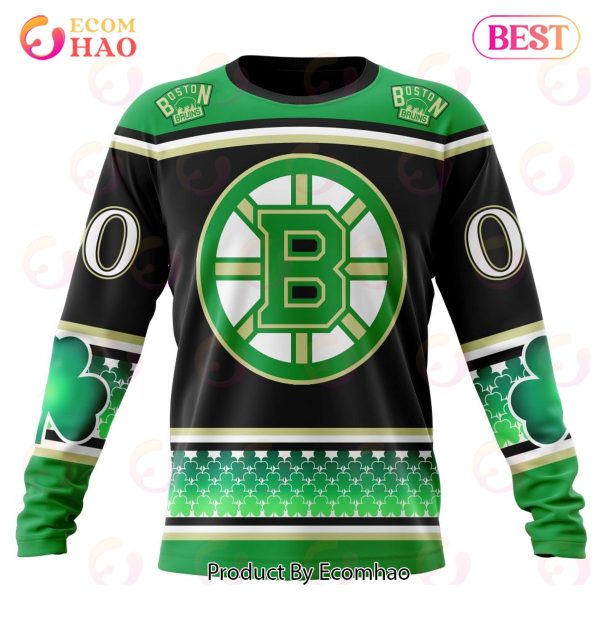 NHL Boston Bruins Specialized Unisex Kits Hockey Celebrate St Patrick’s Day 3D Hoodie