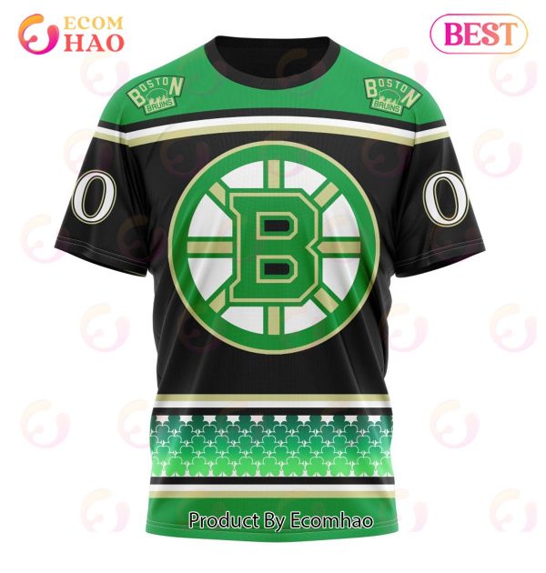 NHL Boston Bruins Specialized Unisex Kits Hockey Celebrate St Patrick’s Day 3D Hoodie