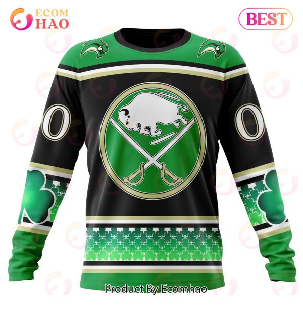 NHL Buffalo Sabres Specialized Unisex Kits Hockey Celebrate St Patrick’s Day 3D Hoodie