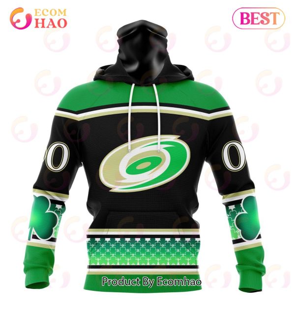 NHL Carolina Hurricanes Specialized Unisex Kits Hockey Celebrate St Patrick’s Day 3D Hoodie