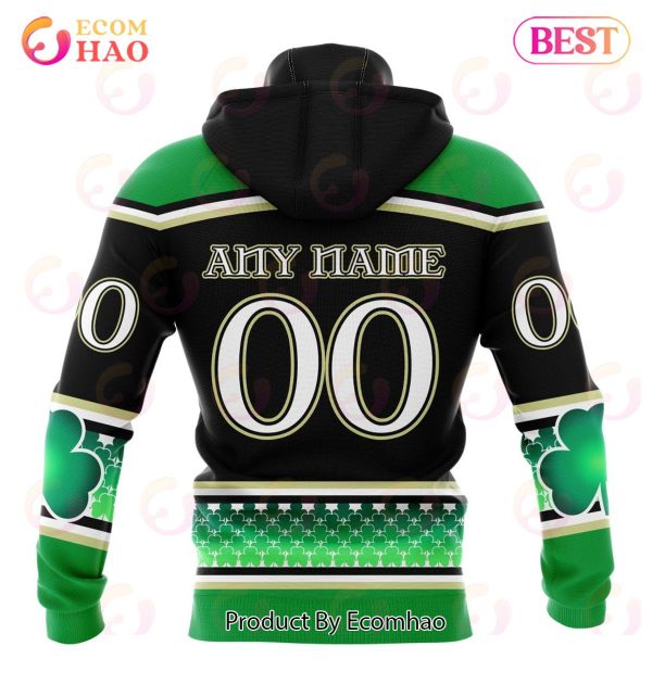 NHL Carolina Hurricanes Specialized Unisex Kits Hockey Celebrate St Patrick’s Day 3D Hoodie