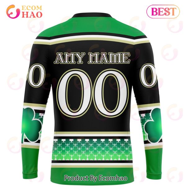 NHL Carolina Hurricanes Specialized Unisex Kits Hockey Celebrate St Patrick’s Day 3D Hoodie