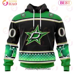 NHL Dallas Stars Specialized Unisex Kits Hockey Celebrate St Patrick’s Day 3D Hoodie
