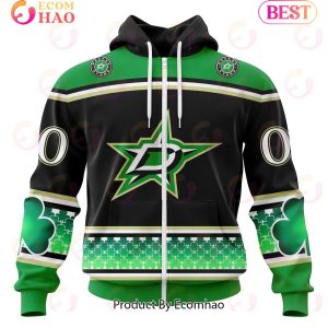 NHL Dallas Stars Specialized Unisex Kits Hockey Celebrate St Patrick’s Day 3D Hoodie