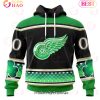 NHL Edmonton Oilers Specialized Unisex Kits Hockey Celebrate St Patrick’s Day 3D Hoodie