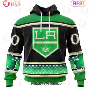 NHL Los Angeles Kings Specialized Hockey Celebrate St Patrick’s Day 3D Hoodie