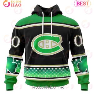 NHL Montreal Canadiens Specialized Hockey Celebrate St Patrick’s Day 3D Hoodie