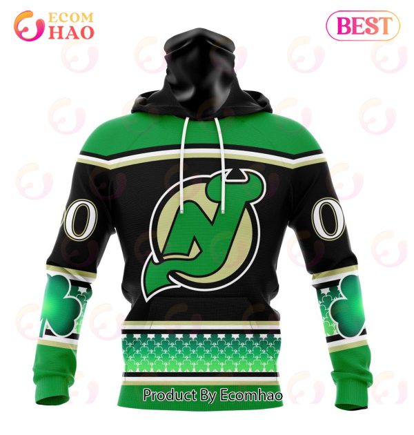 NHL New Jersey Devils Specialized Hockey Celebrate St Patrick’s Day 3D Hoodie