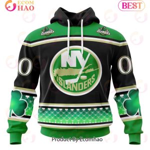 NHL New York Islanders Specialized Hockey Celebrate St Patrick’s Day 3D Hoodie