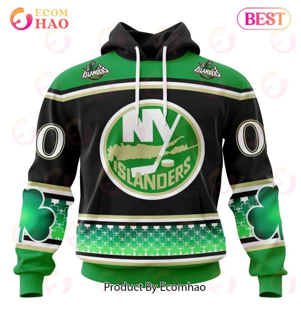 NHL New York Islanders Specialized Hockey Celebrate St Patrick’s Day 3D Hoodie