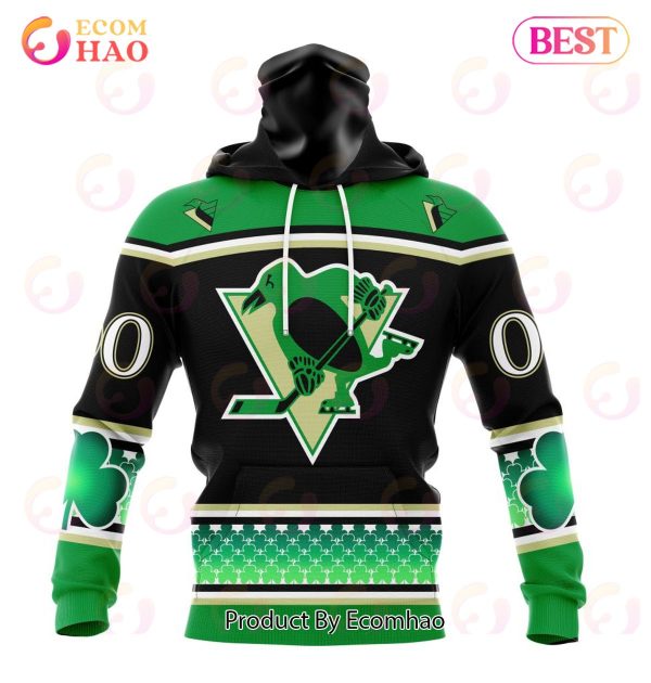 NHL Pittsburgh Penguins Specialized Hockey Celebrate St Patrick’s Day 3D Hoodie