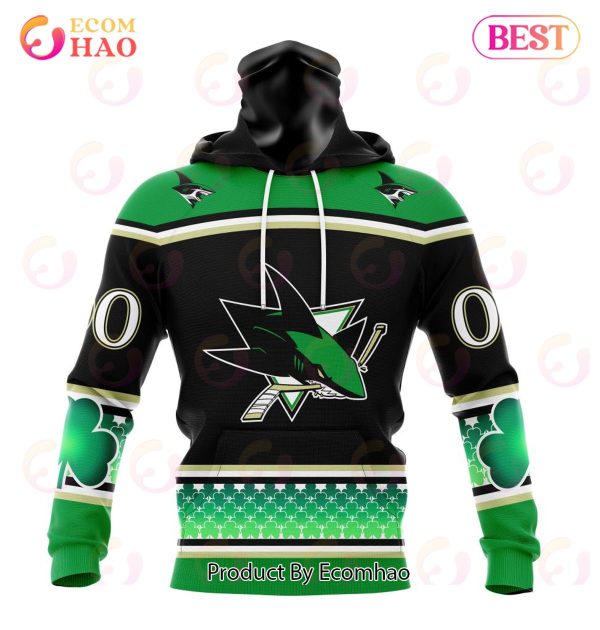 NHL San Jose Sharks Specialized Hockey Celebrate St Patrick’s Day 3D Hoodie