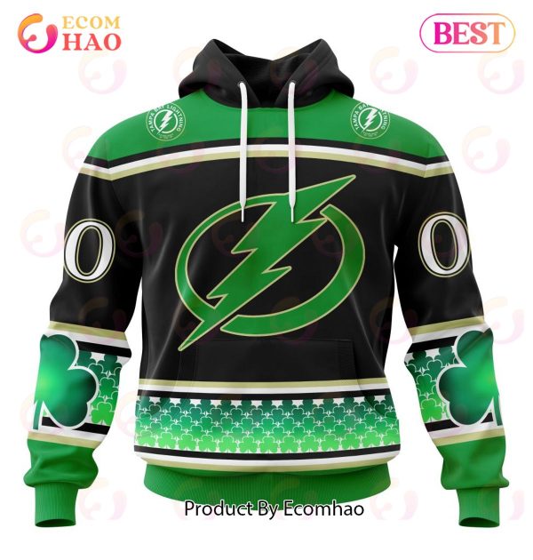 NHL Tampa Bay Lightning Specialized Hockey Celebrate St Patrick’s Day 3D Hoodie