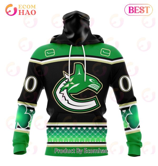 NHL Vancouver Canucks Specialized Hockey Celebrate St Patrick’s Day 3D Hoodie