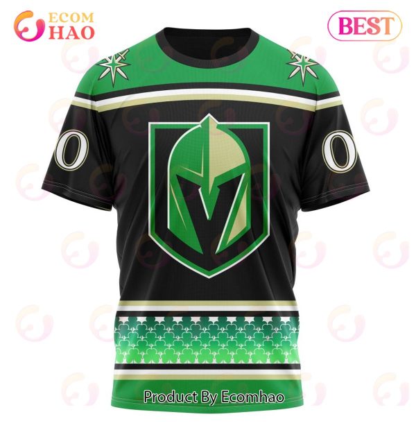 NHL Vegas Golden Knights Specialized Hockey Celebrate St Patrick’s Day 3D Hoodie